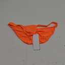 Men's Underwear Bikini Briefs Mini Low Rise Fashion Sport Stretchy Thin Breathable Sexy (Large, Orange)