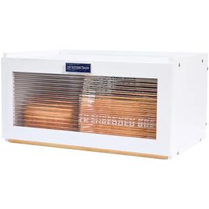 ETMI White Bamboo Bread Box for Kitchen Countertop - Mothers Day Gifts for Mom,Kitchen Essentials Bread Storage for Homemade Bread Pantry Organizers and Storage Bread Holder