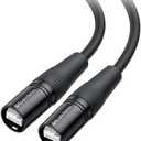 Cable Matters Shielded Cat6 Ethernet Cable Compatible with EtherCON RJ45 Connectors in Black - 20 ft for Professional Audio, Video, and Networking Applications