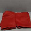 BGment Blackout Curtains for Bedroom - 45 Inch Rod Pocket and Back Tab Thermal Insulated Room Darkening Curtains for Living Room, 2 Curtain Panels (38 x 45 Inch, Red)