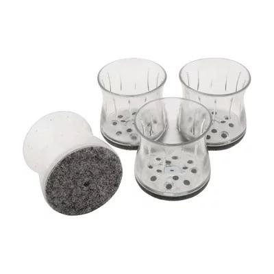 3 Pcs Chair Leg Floor Protectors for Hardwood Floors Silicone Covers to Protect Wood Tile Floors Felt Pads Furniture Leg Caps Anti-Scratch Reduce Noise (Fit:1.3"-2")