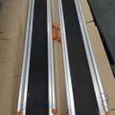 Ruedamann Portable Wheelchair Ramp, 8FT Adjustable Aluminum Ramp for Home, 600lbs Capacity, Telescoping Non-Skid Surface Wheel Chair Ramp for Home, Stairs, Steps, 2Pcs