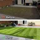 Hand Tiller Garden Tool Lawn Aerator Spike Manual Tool Portable Handheld Aerator Lawn Tool with 7-Iron Spikes, Pre-Aessmbled Small Grass Aerator Tool, Cultivator Tiller Soil Lossener