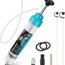 DURATECH 500CC Fluid Extractor, Oil Extractor with Long Hose and Extension Tubes, Brake Fluid Extractor, Fluid Pump Automotive, Suction Pump for Lawn Mowers Cars Ships Golf Carts