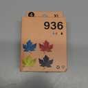 AMAZINK Compatible Replacement Ink Cartridge for 936XL Ink. Works with 9110b 9122e 9125e 9135e 9128e Printers. 4 Pack 936