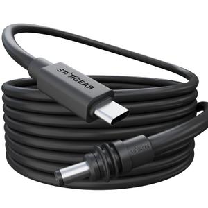 Starlink Mini Cable 6.5FT, 18AWG 140W Starlink USB C to DC Power Cable Cord, Waterproof Barrel Jack, Mini Accessories Work with 65W+ PD Source, Compatible with 28V PPS 20V PD Protocols