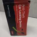 KAYCENTOP Car Steering Wheel Lock, Seat Belt Lock, Anti-Theft Device, Max 17 Inch Length, Small and Light-Weight, Multi-Functional, Fit Most Vehicle, SUV, Golf Cart Security (Black)