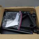 VIVO Freestanding Dual Computer Monitor and Laptop Combo Desk Stand with Glass Base, Fits up to 32 inch Monitors and 17 inch Laptops, Black, STAND-V003FGL