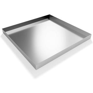 Washing Machine Pan-32" x 32" x 2.5" Heavy Duty 304 Stainless Steel Washing Machine Tray, Washer Pan, Drip Tray Catch, No Hole (304 Stainless Steel-32 x 32 x 2.5 Inch)