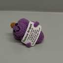 Handmade Positive Crochet Grapes Plush with Inspirational Card, Emotional Supporting Gift for Coworker, Friend, or Loved One, Perfect for Desk Decor, Birthday, Christmas, Under $10