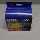 EPSON 69 DURABrite Ultra Ink Black & Color Combo Pack For CX-6000, 7000F, 7400, 8400, 9400, 9475; NX-400, 415, 510, 515; WF-1100, 600, 610 and other select models (Color Cyan/Magenta/Yellow/Black Jaune Pack)
