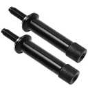 2PCS Motorcycle Seat Bolts for TRIUMPH Bonneville SE 09-13 for TRIUMPH Bonneville T100 01-15 for TRIUMPH Scrambler 865 06-15 for TRIUMPH Thruxton 865 04-15, Quick Release Long Extended Free Screw Tool