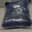 NICETOWN 100% Blackout Curtain Set, Thermal Insulated & Energy Efficiency Window Draperies for Guest Room, Full Shading Panels for Shift Worker and Light Sleepers, Navy Blue, 52W x 84L, 2 PCs