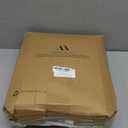 Amlie Home Reversible Waffle Weave Throw Blanket, Chenille Knit with Warm Sherpa, Soft Cozy Blanket for Couch, 50"x60", Ivory