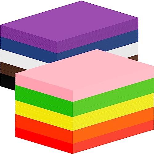 Fuutreo 2000 Sheets Construction Paper Bulk, 11.4'' x 7.9'' Lightweight Art Supplies Assorted Colors Construction Paper for Drawing Decor, DIY Craft, Office Printing, 10 Colors