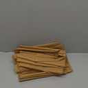 OVZME Gold Blackout Curtains for Bedroom 84 Inch Length 2 Panels Set, Soft Fabric Room Darkening Curtains for Living Room, Dual Rod Pocket Design Modern Window Treatment Drapes, 2x40Wx84L Inches