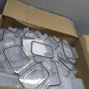 Chef's Path 72 Piece Airtight Food Storage Containers with Lids, 36 Containers and Lids, Stackable Kitchen and Pantry Canisters for Meal Prep and Food Storage - Transparent, Large, Medium, Small