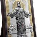 Christian Faith Desk Decor Religious Prayer Gift - Inspirational Religious Gift - Suitable for Male Collectors, Religious Church Gatherings, and Military Memorabilia.