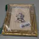 Vintage Gold Framed Funny Animal Bathroom Wall Art, Frog on the Toilet Reading Newspaper Wall Decor, Black White sketch Painting Canvas Prints, Interesting Minimalism Artwork for Bathroom Home Decor