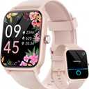 Fitpolo Smart Watch for Women Android & iPhone, Alexa Built-in [1.8" HD Screen] IP68 Waterproof Fitness Watch with Bluetooth Call (Answer/Make), Heart Rate/Sleep/SpO2 Monitor, 105 Sports Trackers (Pink)