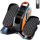 NEWBULIG Under Desk Elliptical Machine, Ellipse Leg Exerciser As Seen On TV with Remote Control, 12 Adjustable Speeds, Forward & Reverse, Mini Ellipse Leg Trainer for Home & Office