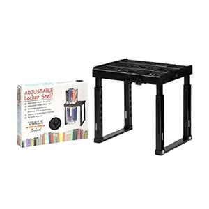 Adjustable Locker Shelf Strong ABS Plastic - Width Adjusts from 8"-12.5" & Height Adjusts from 10"-14" - Patented Design - Beware of imatations - (Blue) Adjustable Locker Shelf Strong ABS Plastic - Width Adjusts from 8"-12.5" & Height Adjusts from 10"-14" - Patented Design - Beware of imatations - (Blue)