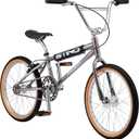 Schwinn Sting Pro and Predator Team BMX Bike for Kids/Youth, Retro Design, Single-Speed, Hi-Ten Steel Frame, 20 or 24-Inch Wheels, Multiple Colors