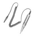 Electric Nail Drill Handpiece Replacement Handle, 0-35000RPM Aluminum Alloy Nail Drill Pen for Manicure Pedicure, Low Noise & Vibration, Forward/Reverse, 3-Pin Compatible