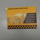 OLLEN Clear TPU Key Fob Cover, Fit for Toyota Camry 2025 2026, Fit for Land Cruiser 2019-2026~, Compatible with Tundra 2022-2026~ etc, Car Key Protector, Clear, 2 Pcs