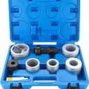 Exhaust Pipe Expander Stretcher Tool Set 1-5/8 to 4-1/4 Inches, 28mm Muffler Pipe Spreader Automotive Car Tool Kit for Tail Pipe Tube with Storage Case