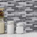 Art3d 10-Sheet Self-Adhesive Tile Backsplash for Kitchen, Vinyl Decorative Marble Tiles, 30 * 30cm, Gray