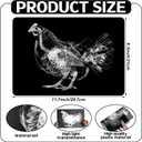 Motiskyy 12 Pcs Animal X-Ray Set Animal X-Ray Flash Cards Educational Science Kit Light Table Accessory, 11.8 x 8.3 (Farm Animals), 11.7 x 8.3 inches