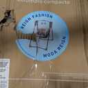 Graco Slim Spaces Compact Baby Swing, Space Saving Portable Bay Swing with Height Adjustable Legs & Soft Toys, Reign