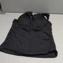 Women's Underwire Tankini Top Only - Tummy Control Bathing Suit Top Ruffle Swimsuit 2025 (Large, Black)