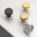 Amerdeco 10 Pack Champagne Bronze Knurled Cabinet Knobs Kitchen Cabinet Handles for Drawer, Cupboard and Wardrobe ZH0036