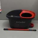 O-Cedar EasyWring Microfiber Spin Mop, Bucket Floor Cleaning System, Red, Gray, Standard