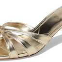 Kitten Heel Sandals for Women Flip Flop Open Round Toe Strappy Mule heels Comfort Casual Thong Slide Heeled Sandals 8