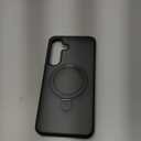 TORRAS Magnetic Stand for Samsung Galaxy S25 Plus Case, [Compatible with Magsafe] [Military Grade Drop Tested] Shockproof Ring Translucent Slim Protective Phone Case for S25 Plus Case Ostand, Black