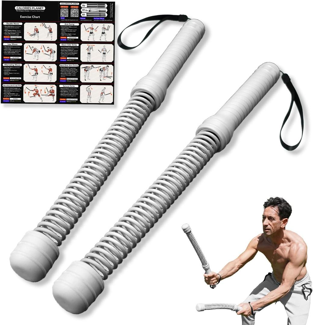 2 x X1 Go Ropeless Battle Rope for Home Gym, HIIT Workouts, Low-Impact Cardio Training (Lunar Gray-1.3lb)