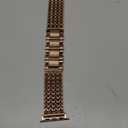 Metal Band Compatible with Apple Watch Bands for Women 40mm 41mm 42mm 38mm 44mm 45mm 46mm 49mm, Dressy Stainless Steel Link Bracelet, Designer Strap for iWatch Series 11/SE/10/9/8/7/6/5/4/3/2/1/Ultra,Rose Gold, 38mm/40mm/41mm/(42mm-Series 11 10)