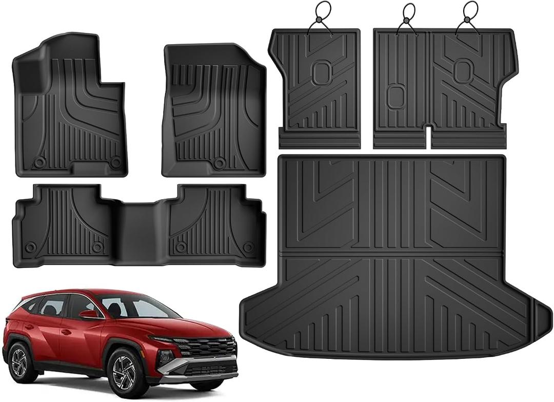IKABEVEM Floor Mats for 2022-2026 Hyundai Tucson Gas (Not for Hybrid/PHEV)