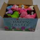 SpringFlower 24 Pack Easter Eggs Filled with Plush Bunnies for Easter Eggs Hunt, Easter Basket Essentials, Basket Stuffers Fillers, Easter Party Favors for Kids, Classroom Easter Prizes