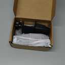 4 Pcs Desk Partition Clips, Acrylic Plastic Shield Holder, Removable Cubicle Panel Extenders Bracket with Adjustable C Clamp