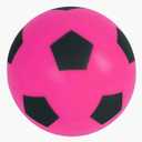 Fabric Soccer Ball, Soft Indoor and Outdoor Play Ball, Pink
