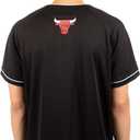 Ultra Game NBA Mens NBA Official Super Soft Button Down Baseball Shirt (Large, Black 23)