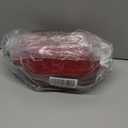 Enameled Cast Iron Dutch Oven for Bread Baking  3QT Oval Round Heavy Duty Bread Pan with Lid, Non-Stick Ceramic Coating,Loaf Cast Iron Bread Oven for Sourdough, Baking, Roasting, Braising, Stovetop & Oven Safe (Red)