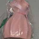 Small Plastic Flower Vase, Ceramic-Look Decorative Vase for Dried & Artificial Flowers, Cute Unbreakable Vase for Home Living Room Dining Wedding Decor(Pink)