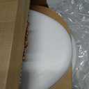 Mayfair Padded Toilet Seat, Cushioned Soft Vinyl over Wood Core Seat, Secure Hinges, Easy Clean, Made in USA, Elongated, White