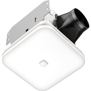 OREiN Bathroom Exhaust Fan with Light, 26W Bathroom Fan with LED Light, 100 CFM, 1.5 Sones Ventilation Fan Combo for Home, Quiet Energy Star Certified and HVI/FCC/ETL Listed, White