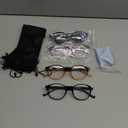 NORPERWIS 5 Pairs Reading Glasses Spring Hinge Blue Light Blocking Readers Glasses for Men and Women (Mix Color-1, 4.00)